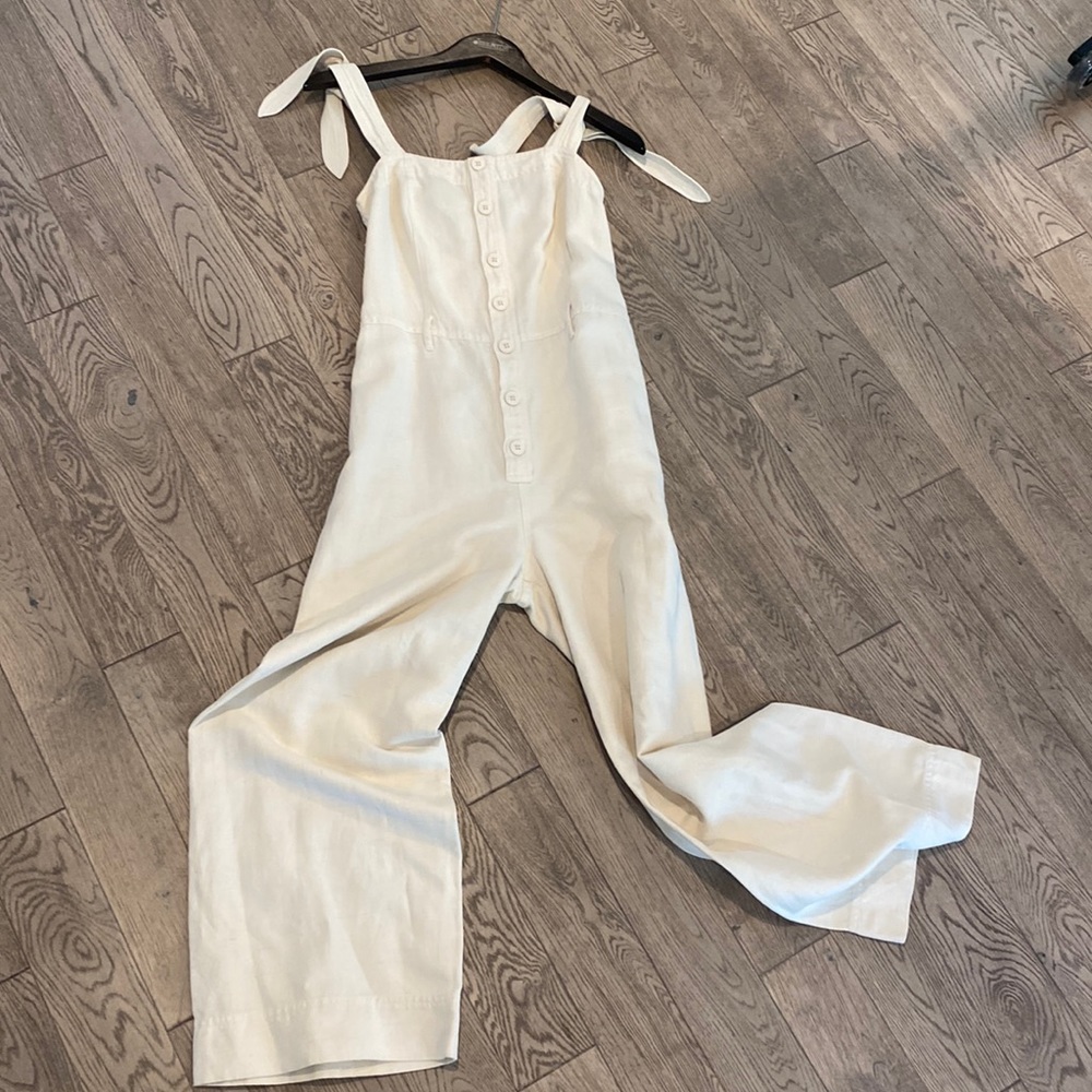 Apiece Apart Cream Jumpsuit